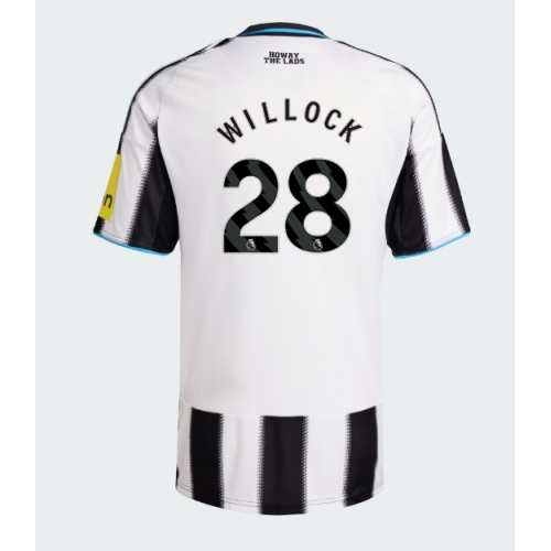 Newcastle United Joe Willock #28 Maglia Gara Casa Repliche 2025-26 Maniche Corte Newcastle United Joe Willock #28 Maglia Gara Casa Repliche 2025-26 Maniche Corte